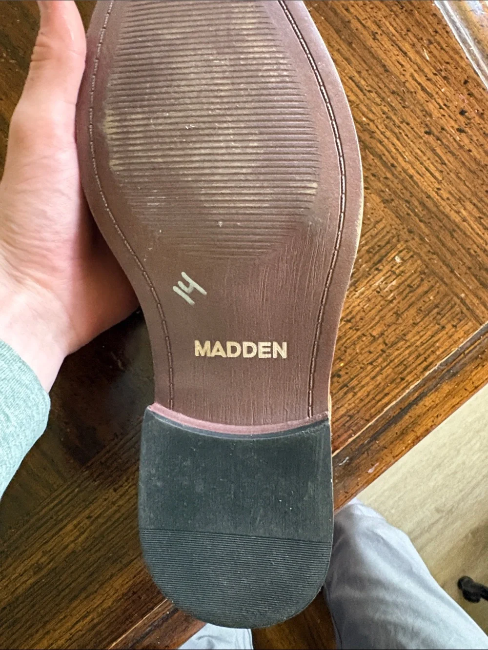 Steve Madden Brown Lace-Up Derby Oxford Shoes